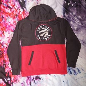Toronto Raptors Split Front Logo Hoodie